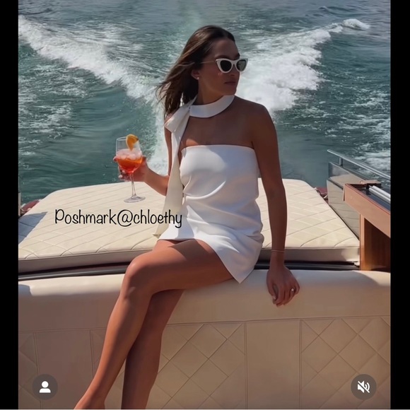 Zara CHOKER MINI DRESS - Picture 16 of 16